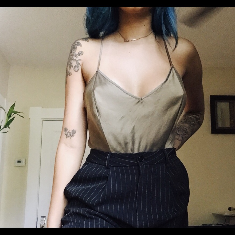 Silky slip dress